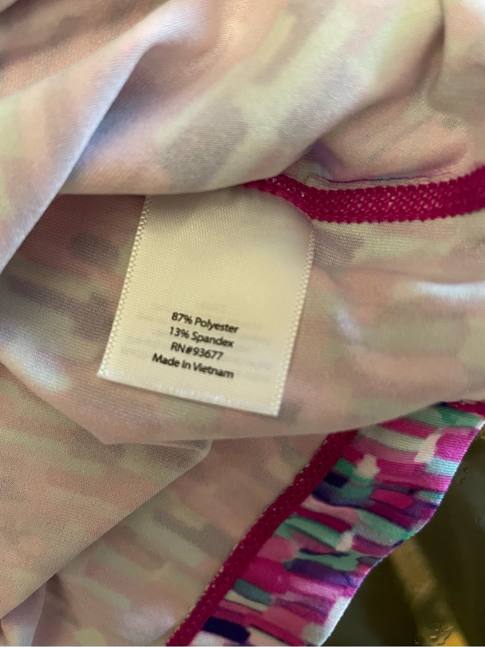 Xersion Pink Multicolor Racerback Sports Tank - Picture 4 of 5